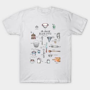 The Tools of Baking - Vintage Utensils - Kitchen Art. T-Shirt